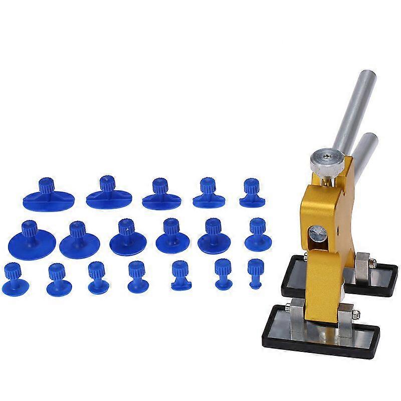 Car Body Paintless Dent Repair Puller Tool + 18 Tabs Hail Removal Tool