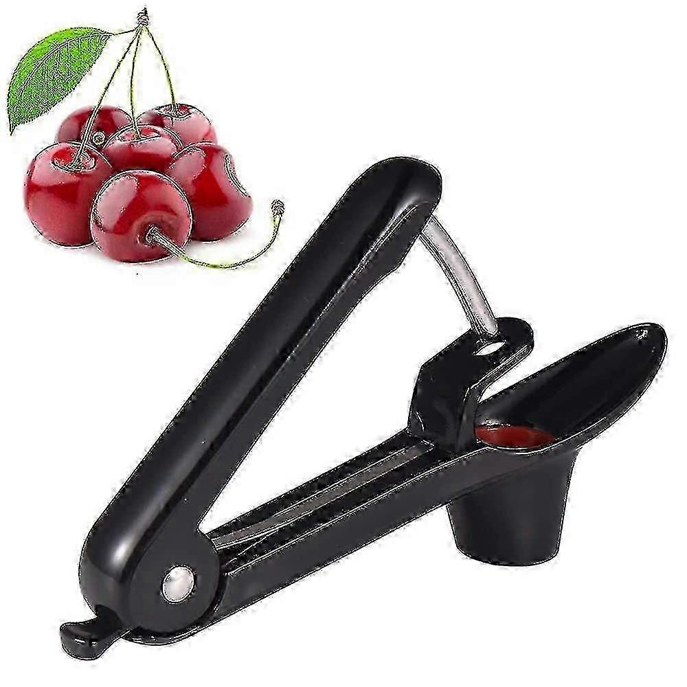 Kitchen gadget for removing cherry pits with innovative scoop-shaped design