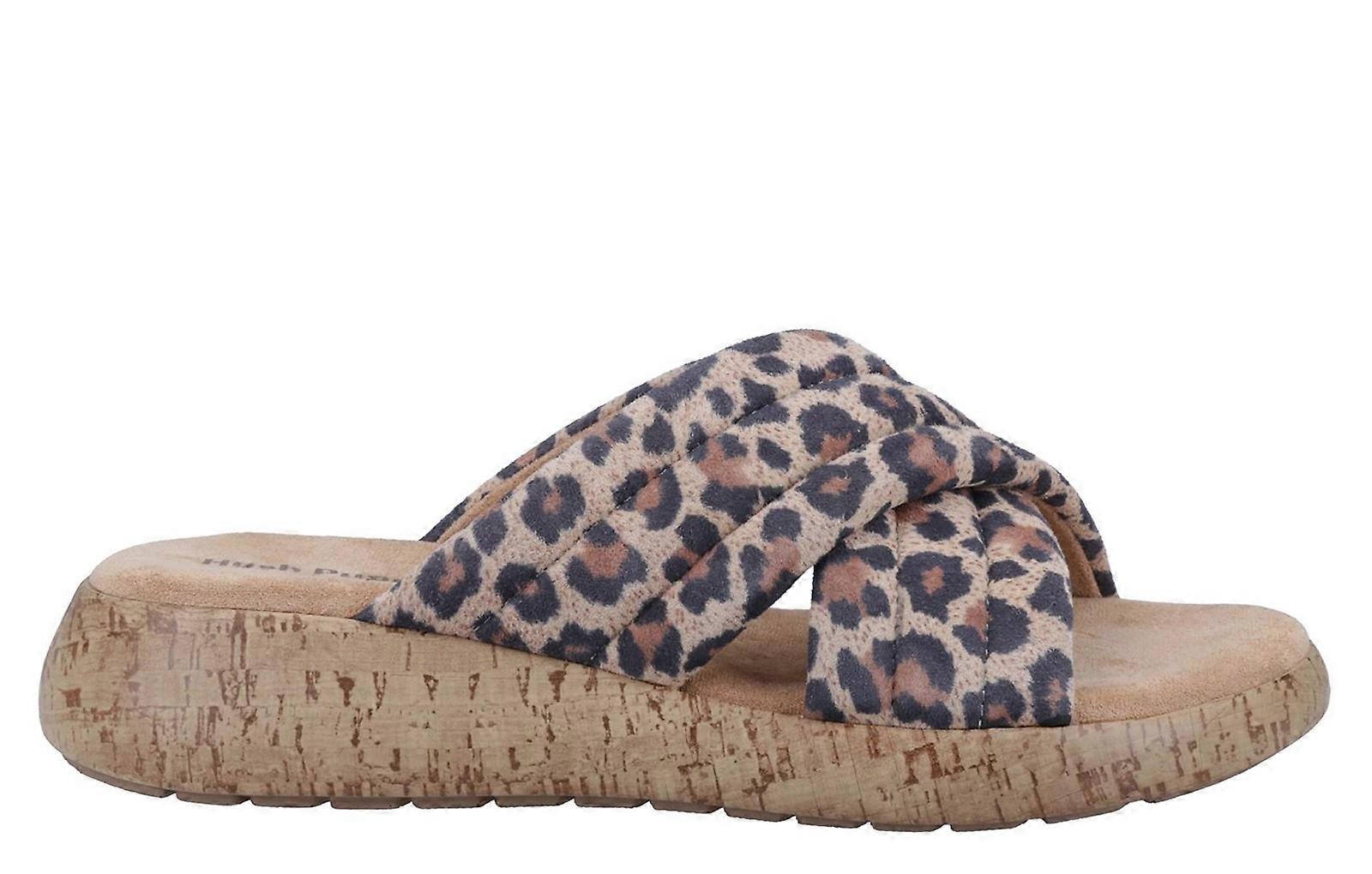 Hush Puppies Sarah Slide Sandals Leopard