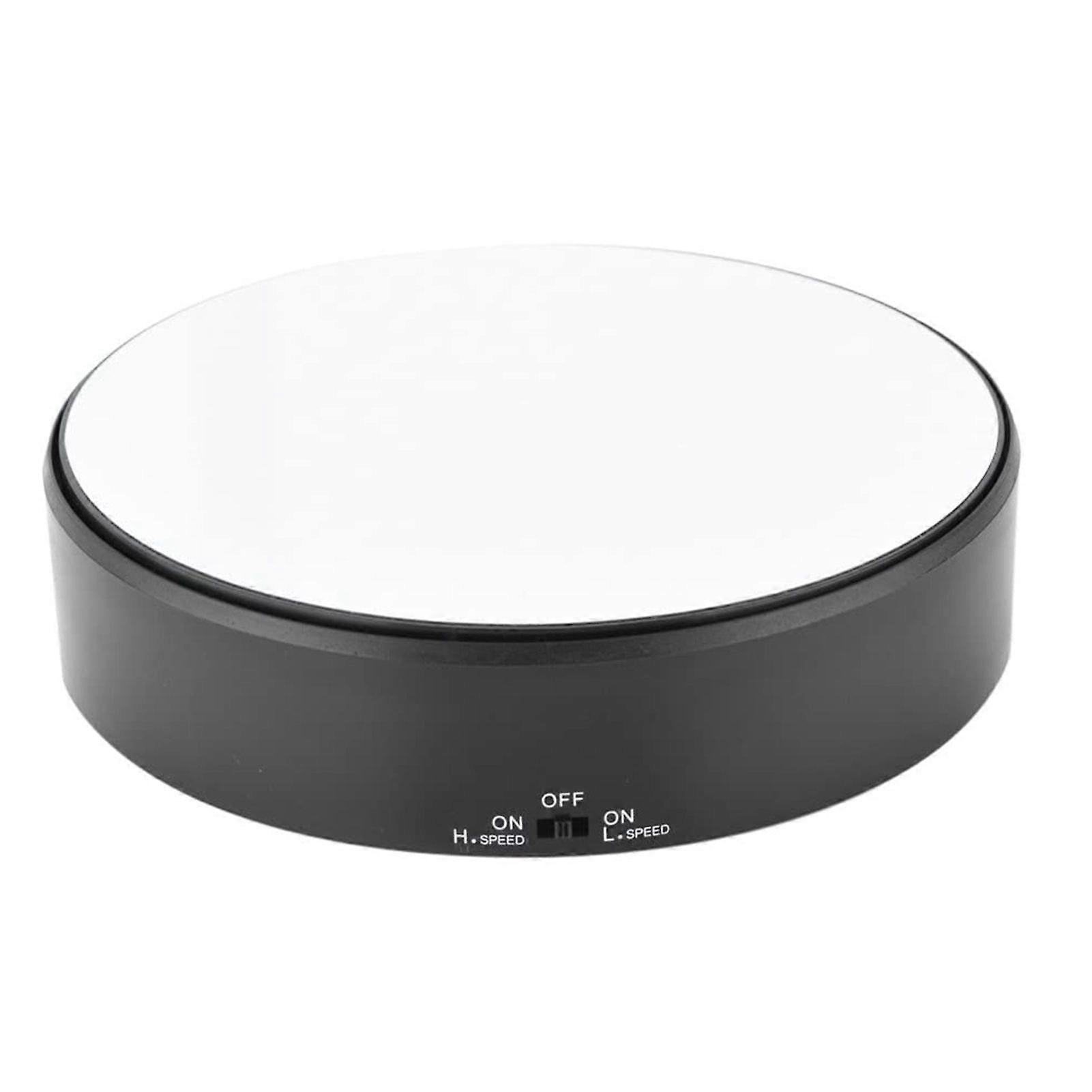 Mirror Surface 360 Rotary Display Stand Adjustable Rotating Speed Turntable Jewelry Holder