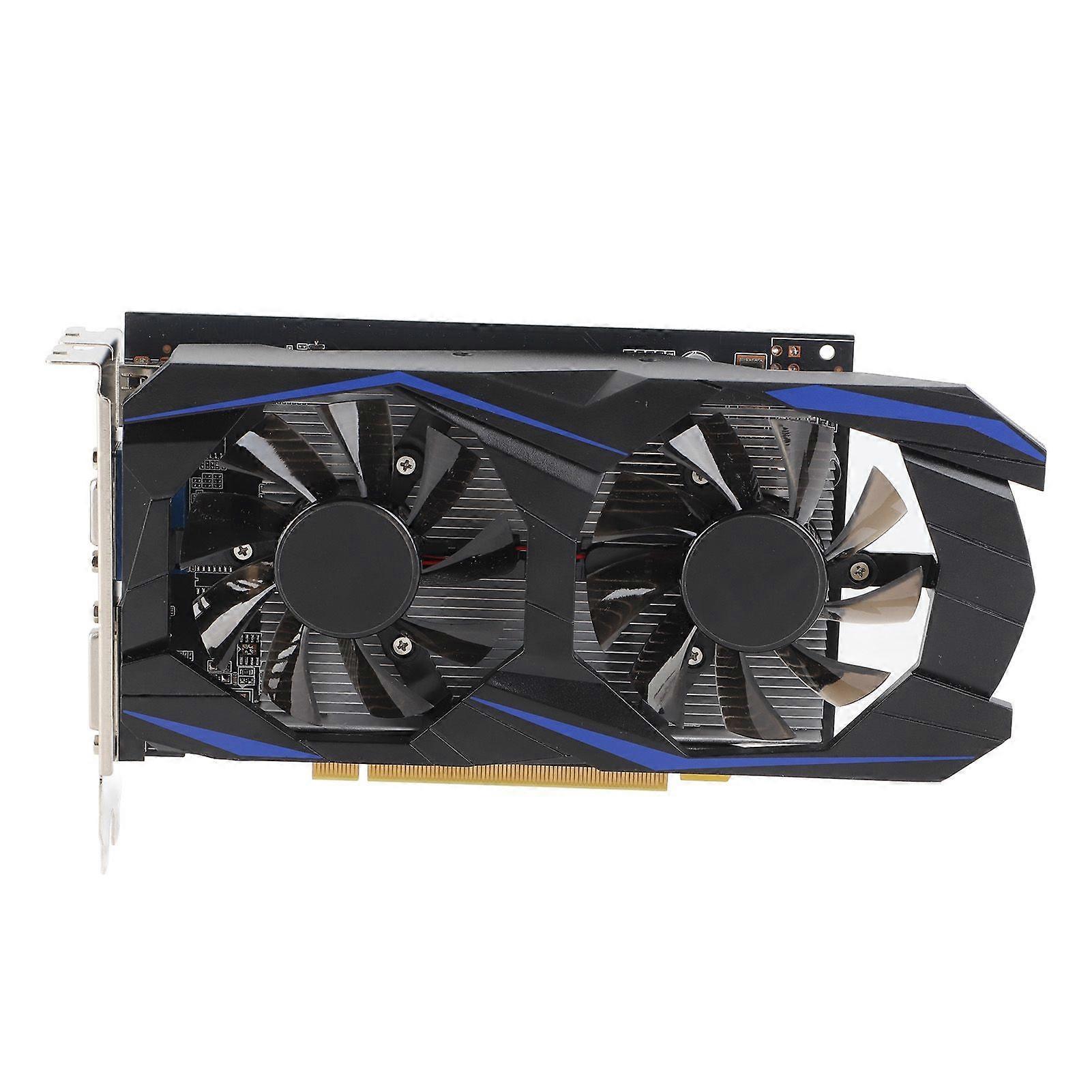 Graphics Card 128bit 4GB DDR5 700MHz Automatic Recognition Durable Computer Accessories for Dual Fan Desktop Computer