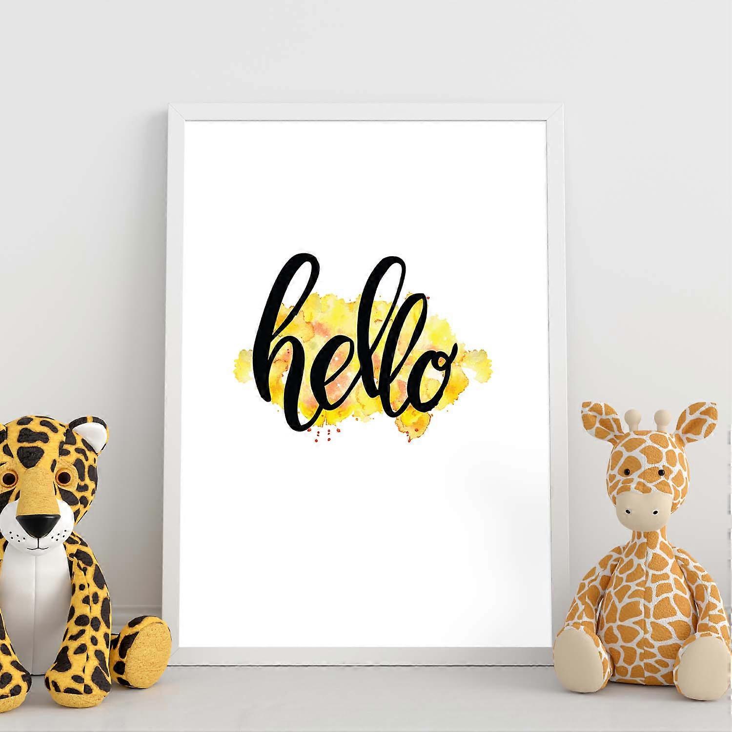 Happy Hello-meldinger Skriv ut