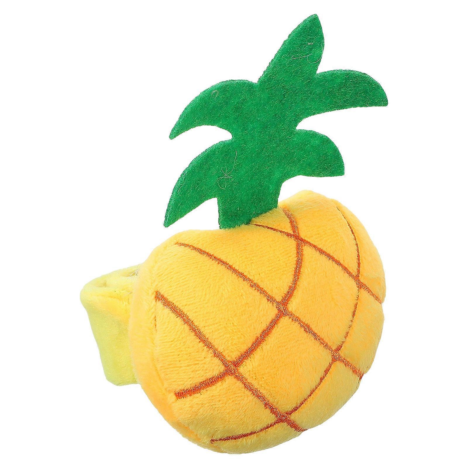 Wrist Pin Cushion Pin Pad for Embroidery Yellow Fruit Shape
