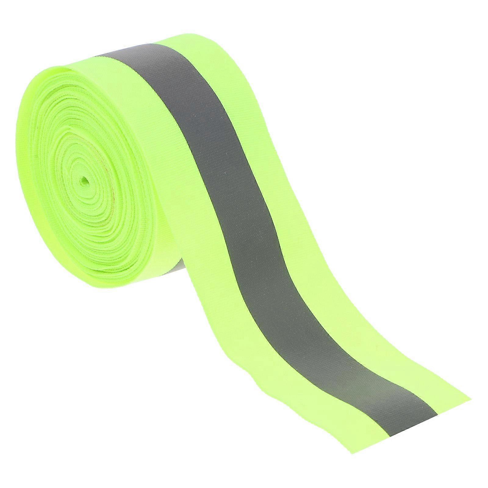 Reflective Warning Webbing Sew on Tape for Decor with Fluorescent 10 Meter