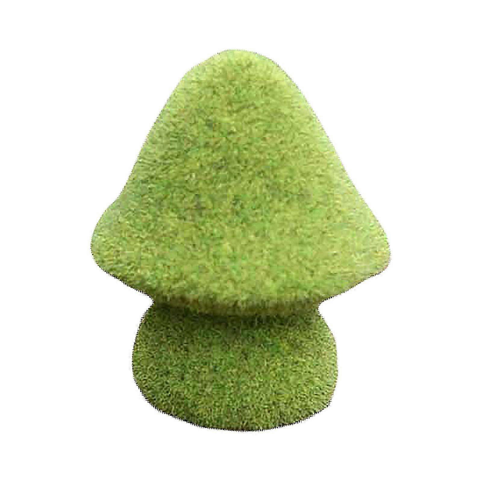 Green Courtyard Decoration Simulated Flocking Agaric Ornaments Decorations For Farmstead Patio Living Room Bedroom Holiday Housewarming Party Gift