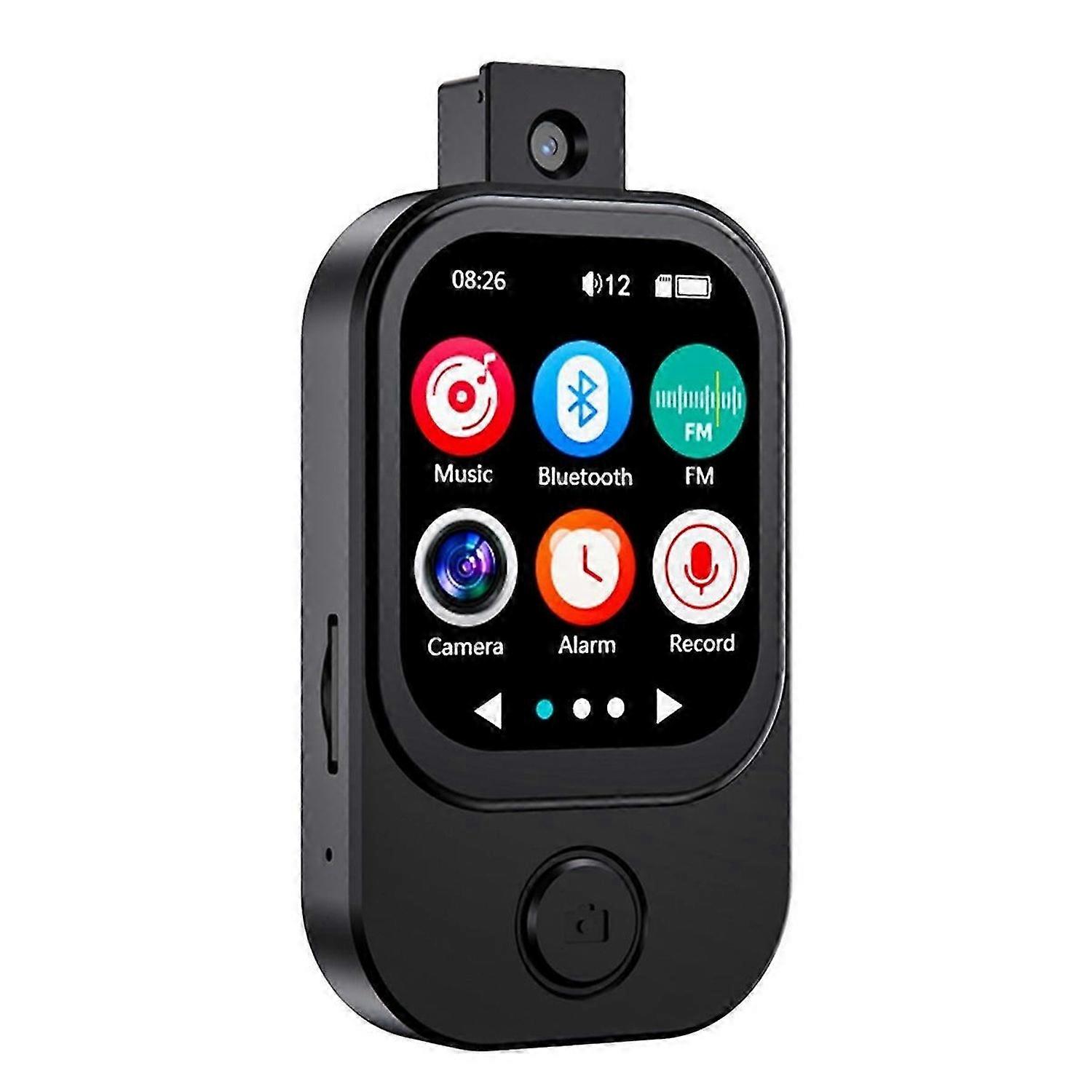 Upgrade 2.4inch Touch Screen Mp3 Player with BT 5.4 MP3 Player with Built-in HD Speaker FM Radio and