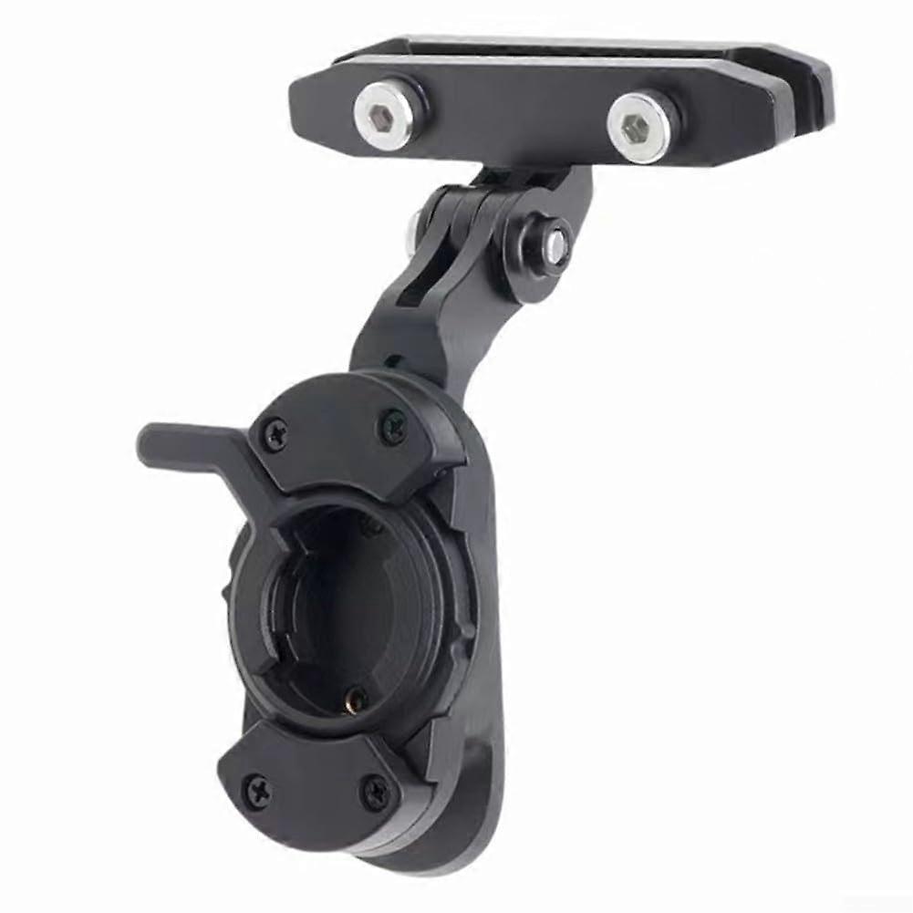 Bicycle Saddle Light Mount For Varia RCT715 Taillight Holder Aluminum Alloy Bracket Adjustable Angle Black