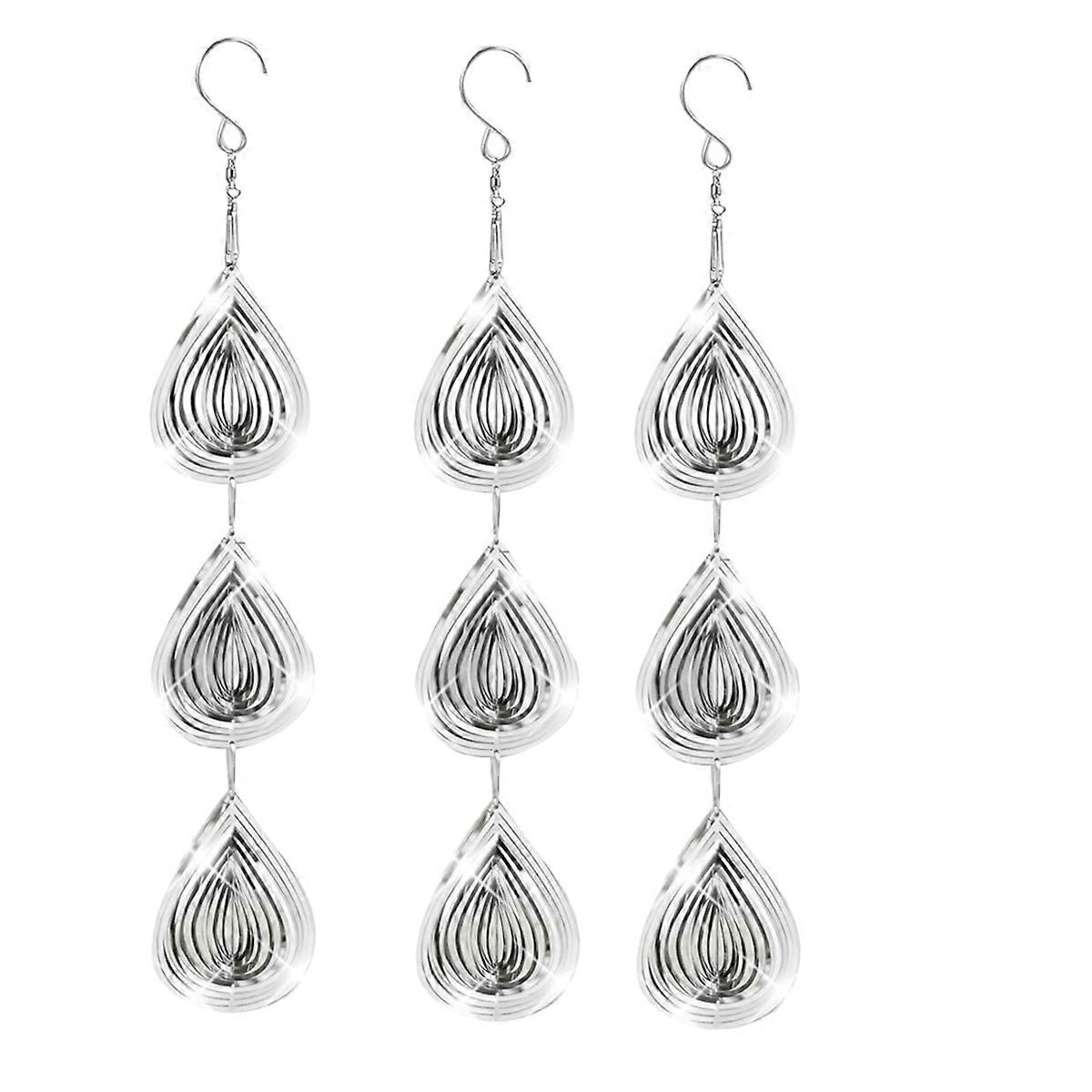 3 Pcs Bird Scare Discs Set, Bird Reflectors Wind Spinner,Bird Devices