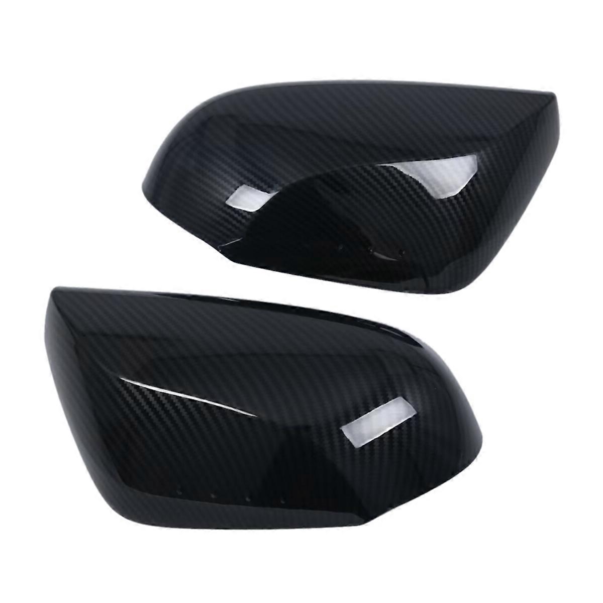 For Car Side View Mirror Cap Carbon Fiber