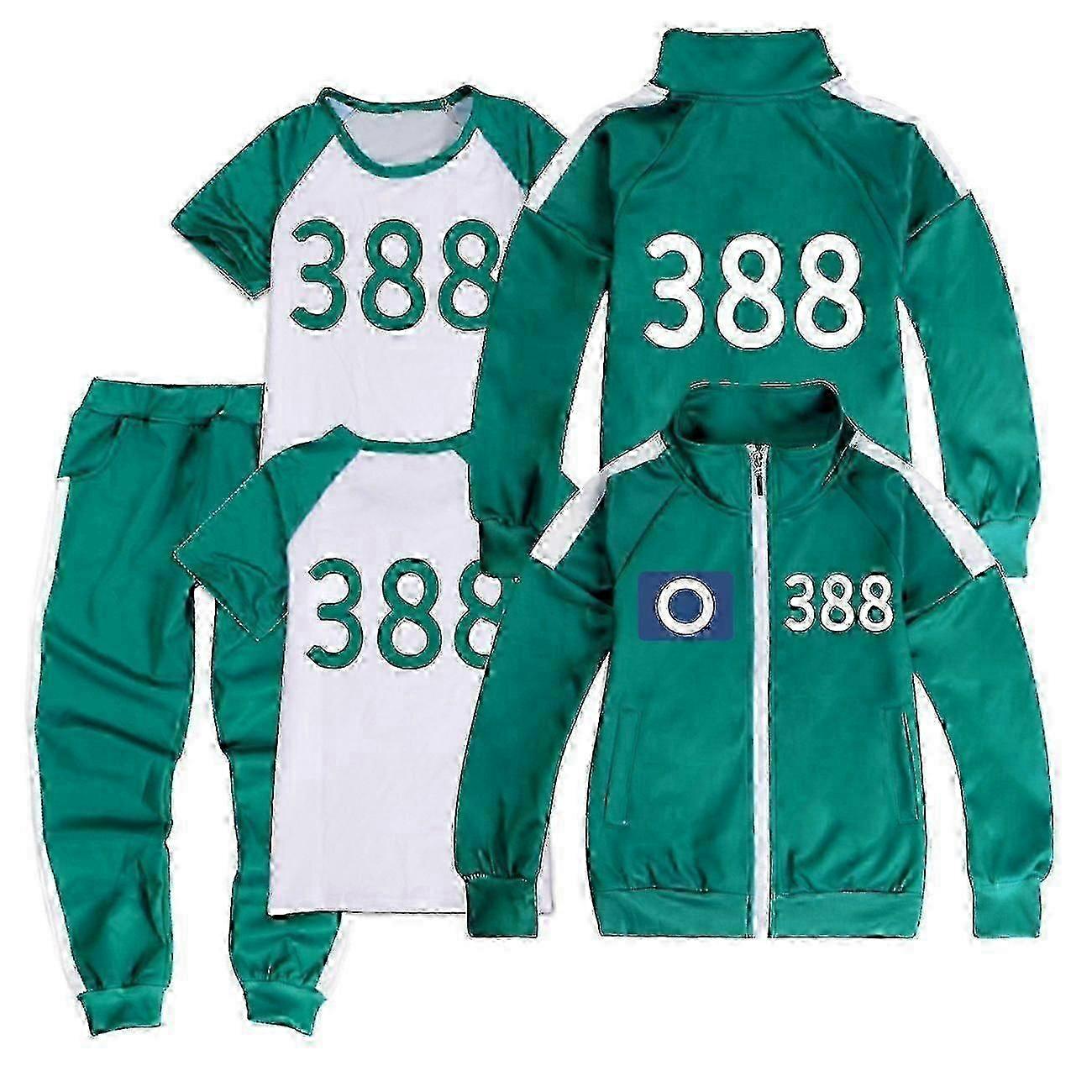 Squid Game 2 Player Cosplay Costum Trening Set complet de îmbrăcăminte-ss