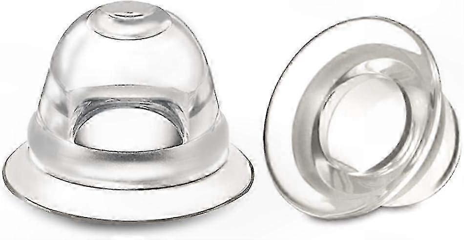 4-Pack Silicone Suction Cups for Flat & Inverted Correction - Food Grade Material, Invisible Design with Portable Storage Case