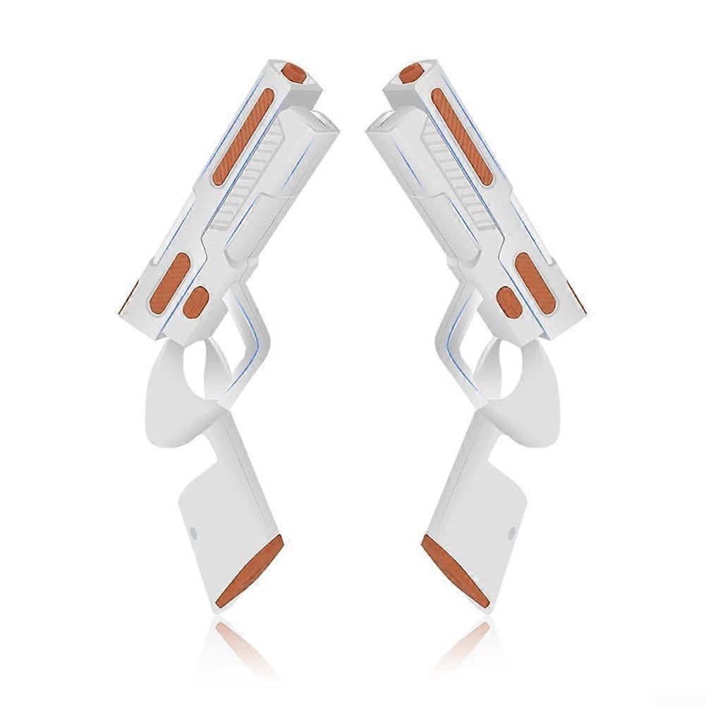 Silicone Protective Shell For VR Controller Grips White GunShell Case