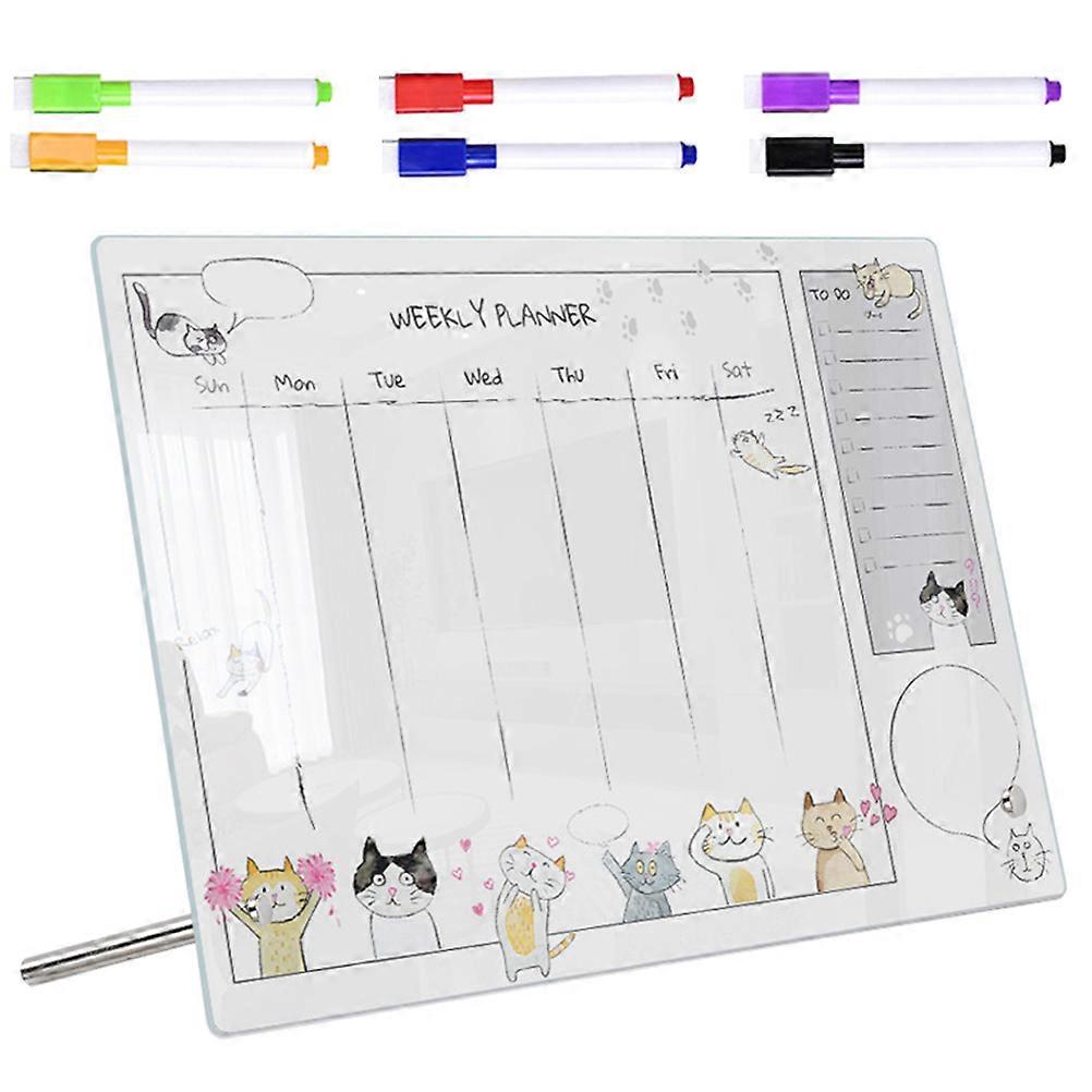 Acrylic Memo Board for Weekly and Monthly Planning 2Sets