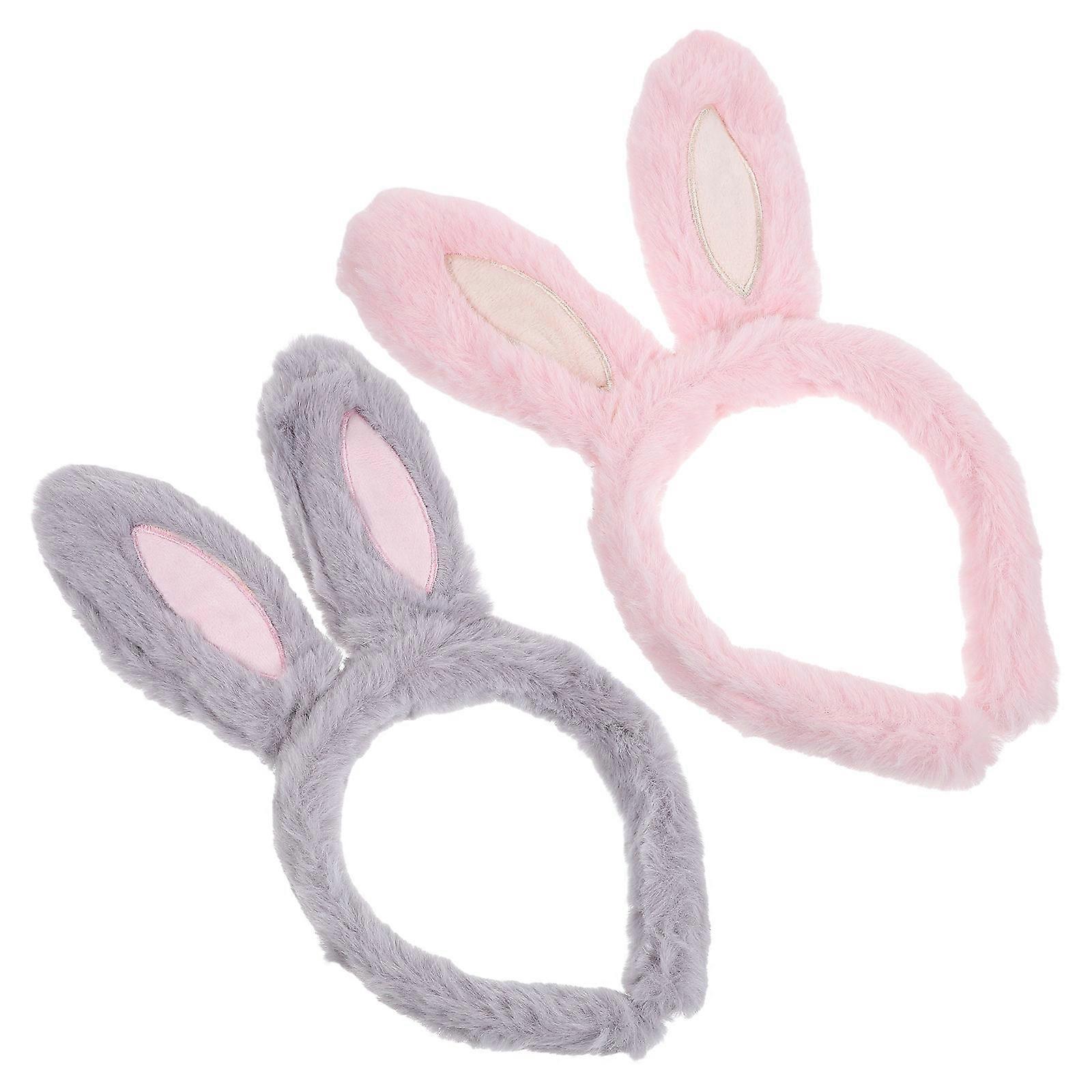 Cosplay Bunny Ears Headband for Party Supply 4Pcs Assorted Colors