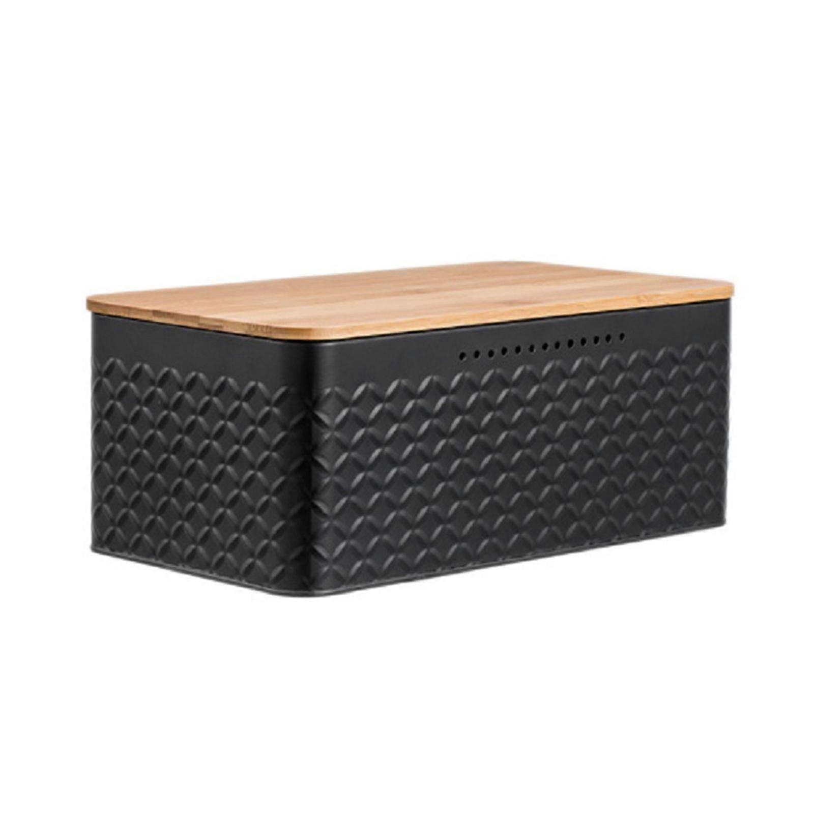 Metal Bread Box, Bread Storage Bin Food Container Kitchen Storage Container Bread Organizer Bread Holder for Kitchen Counter