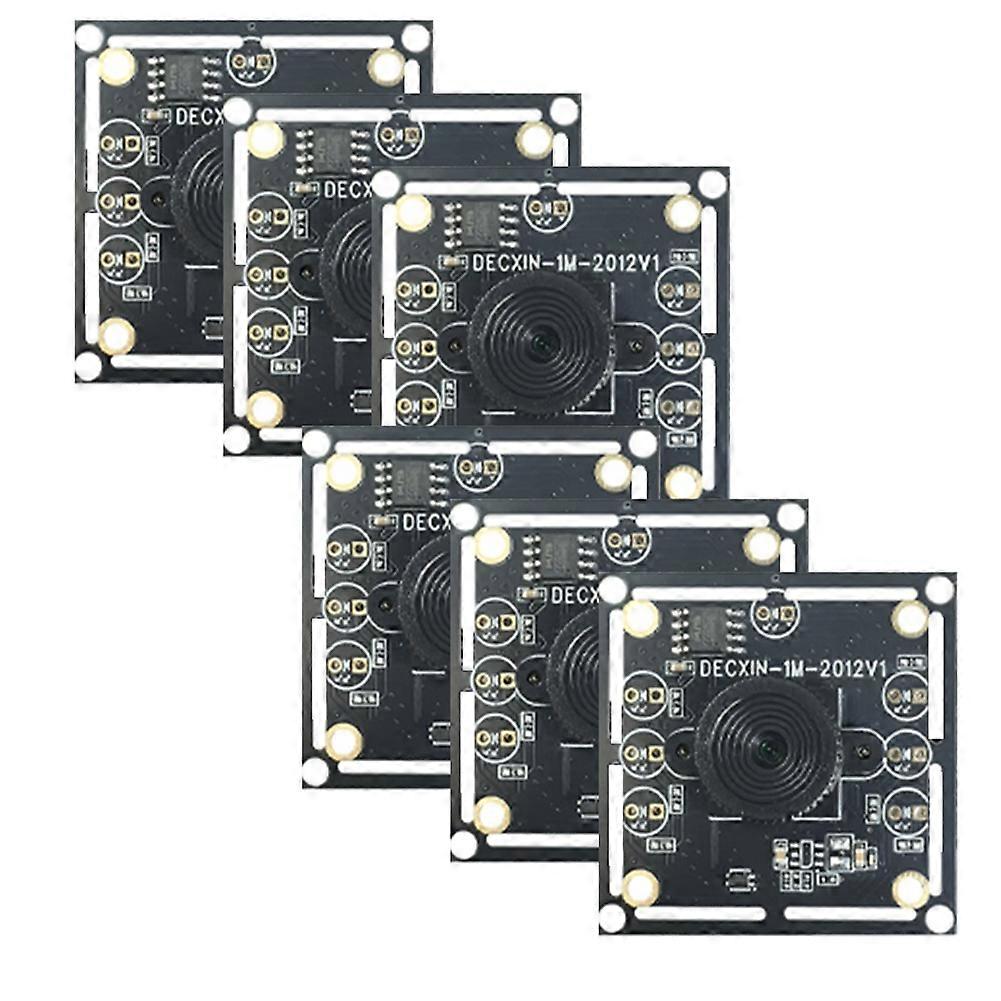 6Pcs 100 Degree Camera Module 1MP OV9732 1280x720 USB Free Driver Manual Focus,with 0.6 Meter Cable for WinXP/7/8/10