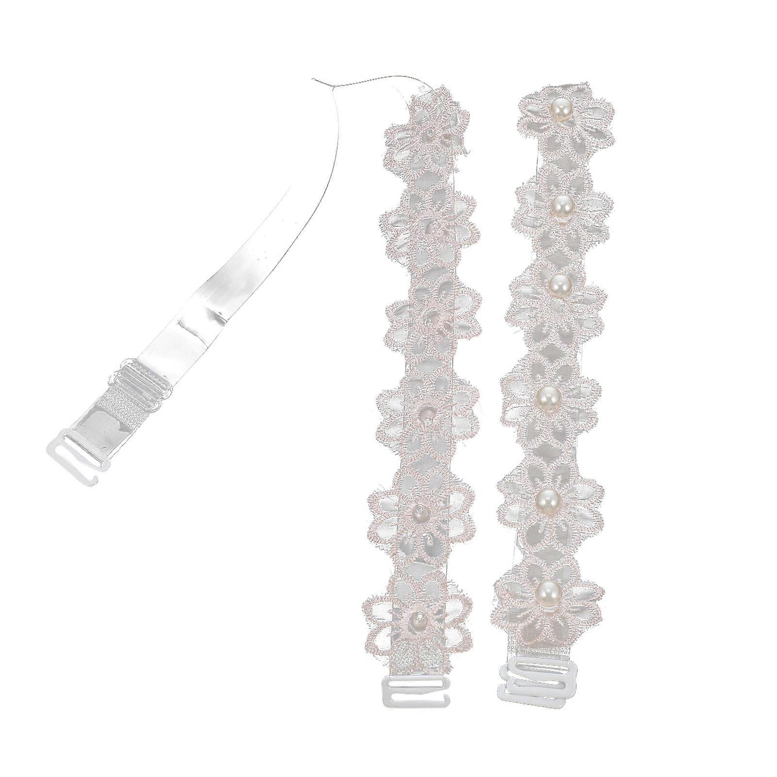 Underwear Underwear Strap Non-Slip Pearl Shoulder Straps for 8Sets