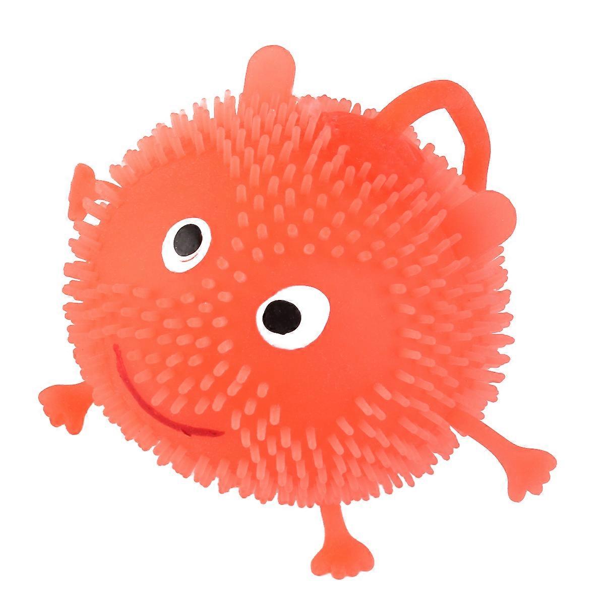 Glow Smile Face Balls for Playing 12Pcs Hedgehog Shaped Assorted