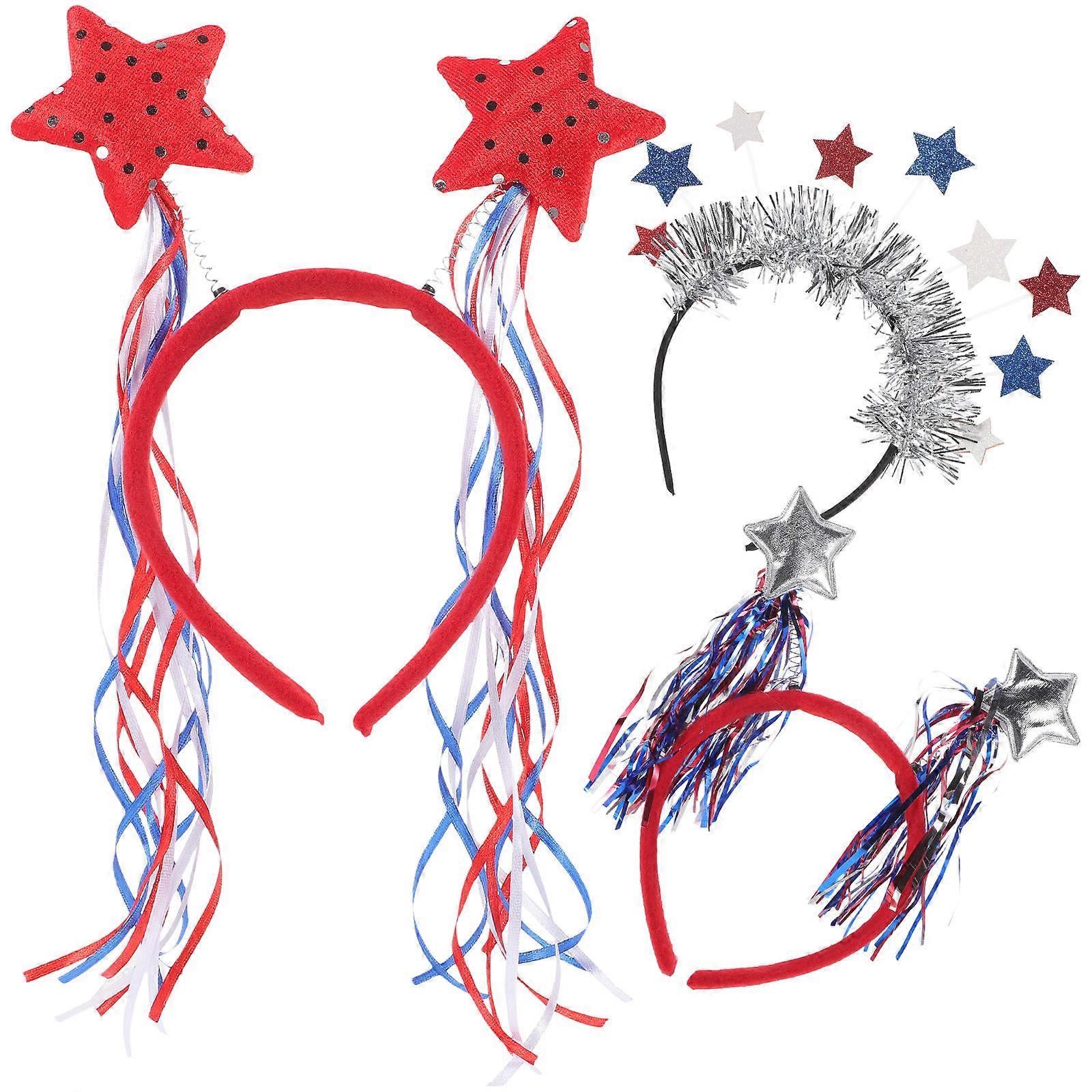 Independence Day Headbands 15 Pcs Assorted Color Costume Accessory For Most Adults Perfect For 4th Of July Party