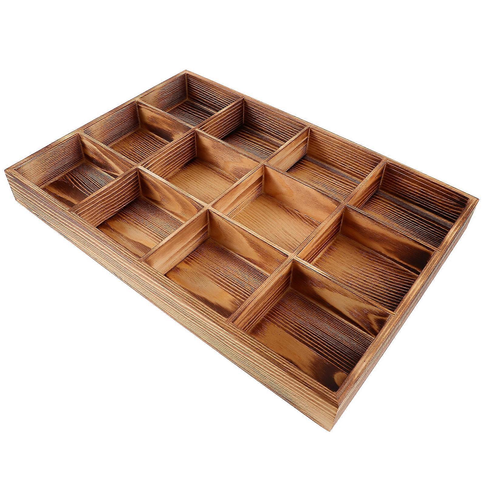 Tea Bag Storage Box Wooden Organizer Kitchen Organization 1Pcs
