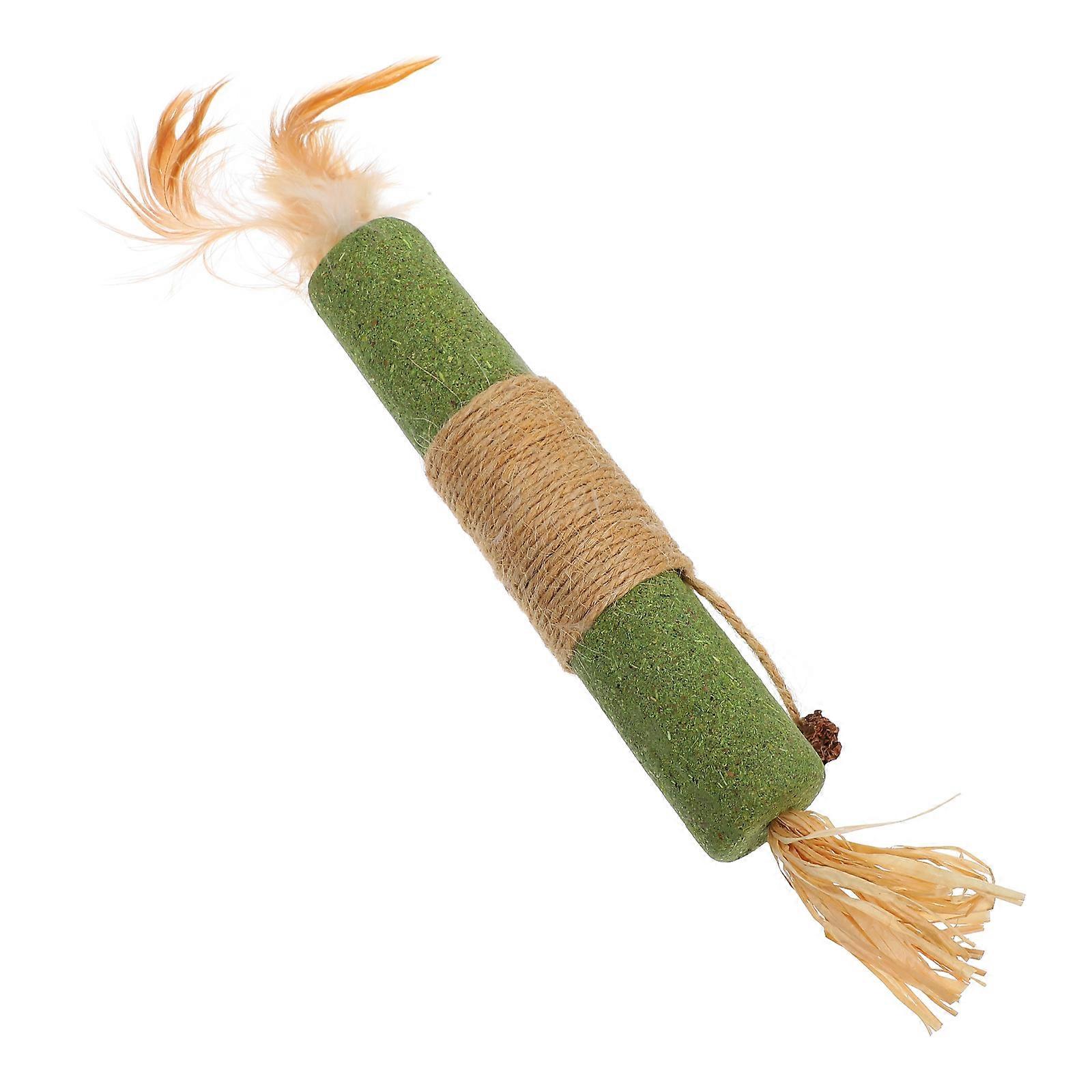 Sisal Cat Grass Teething Stick for Cats 3Pcs Natural Chew Toy