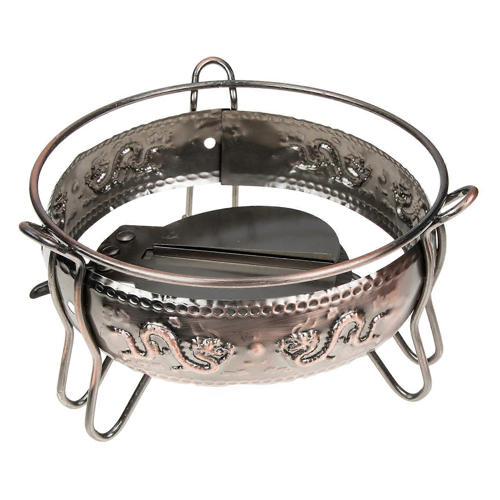 Hot Pot Stove Alcohol Burner for Camping Use 3Pcs Compact Iron
