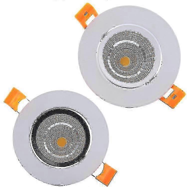2pcs Led Spot Recessed Downlight Adjustable Angle Ceiling Lamp 2025
