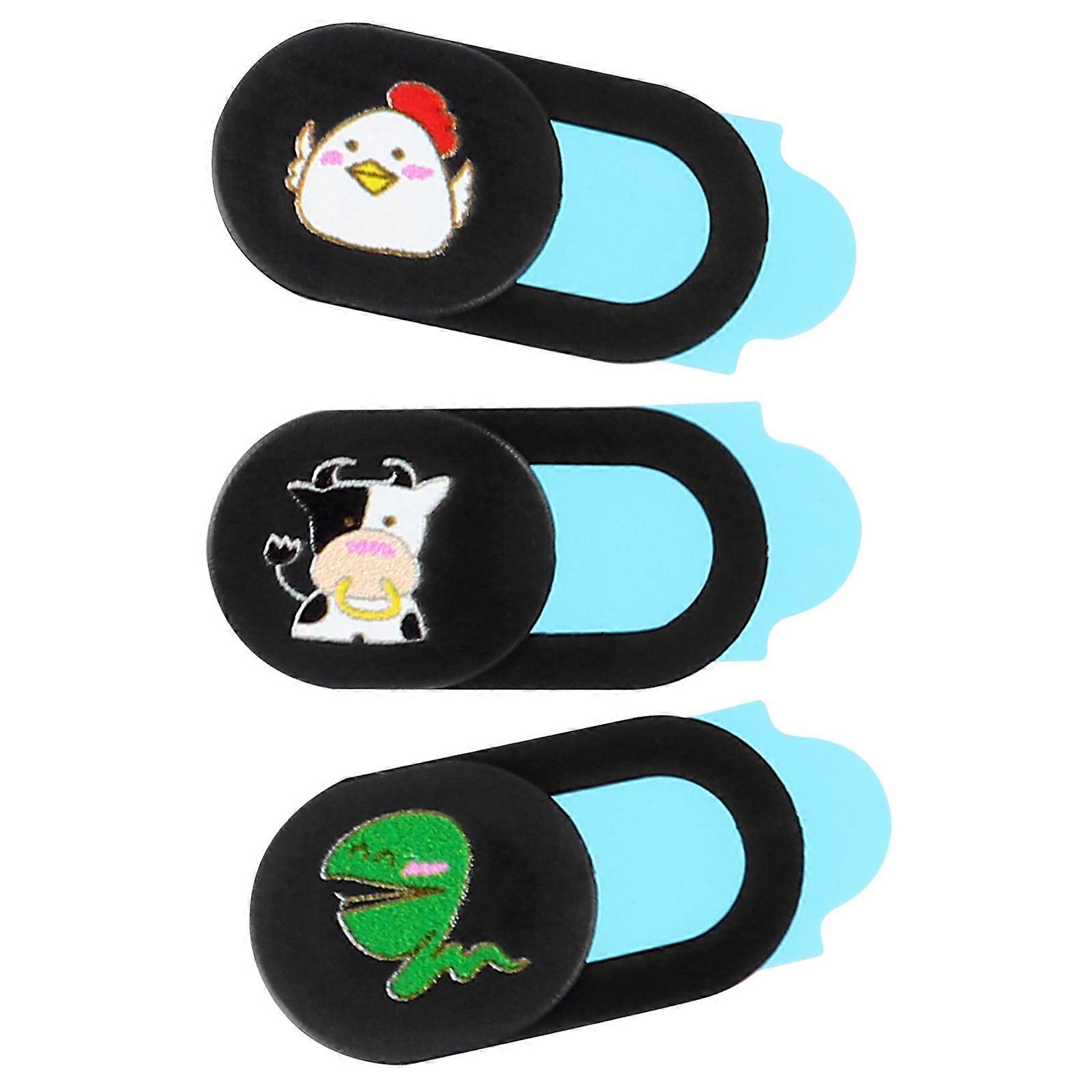 Durable Webcam Cover For Laptop Privacy Protection 3Pcs Square Professional Durable