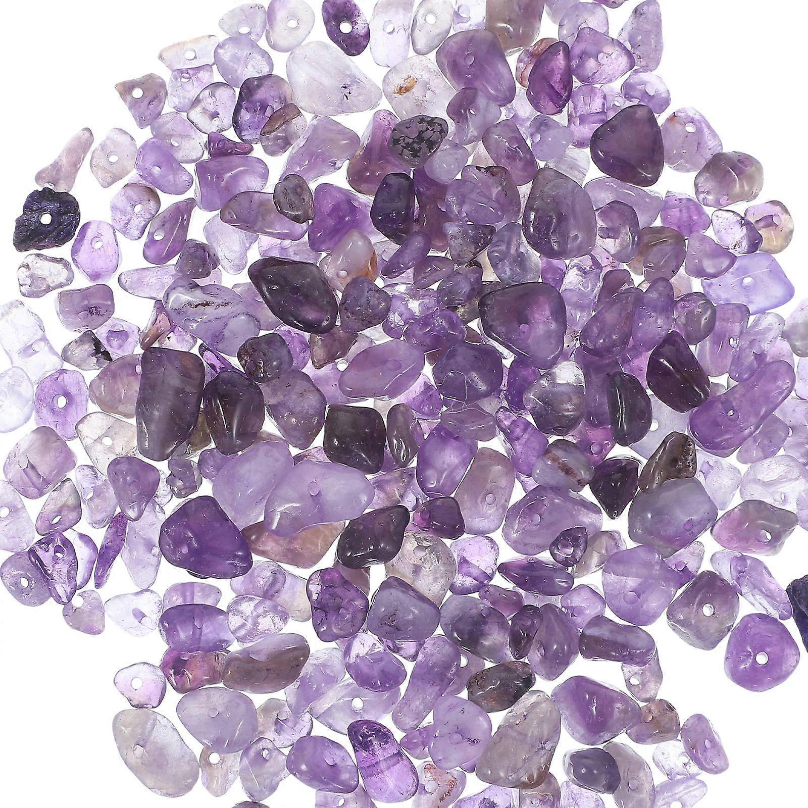 Cord For Jewellery Making Beaded Strand Diy Jewelry Making Purple Crystal Smooth Surface 2 Strings