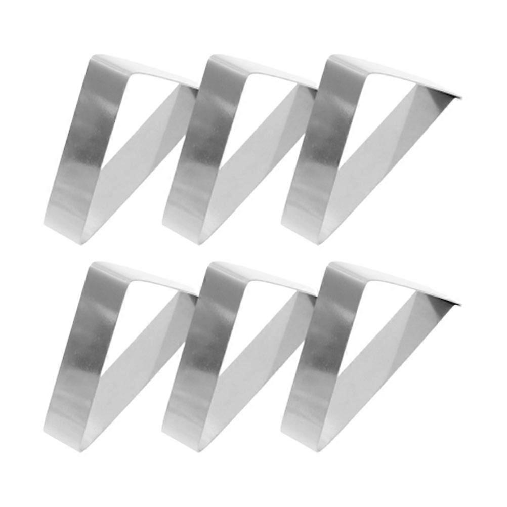 Stainless Steel Clip Triangle Tablecloth Holders for 48Pcs Tablecloths
