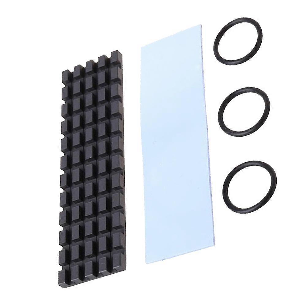 Copper Heating Sink SSD Heat Sink for Computer Use 2Pcs 1.5mm Grid Cooling Kit