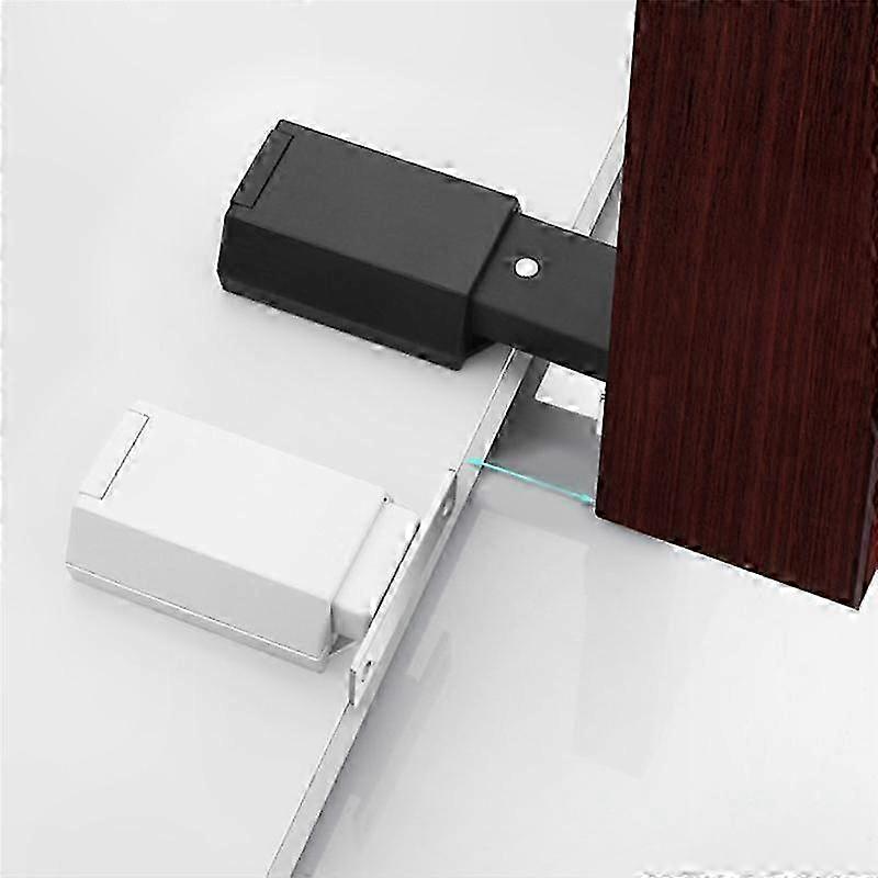 Magnetic Push-to-Open Latch Set for Cabinets and Doors, Durable Metal Lock Mechanism, 4-Piece Closet Hardware for RV and Home Use