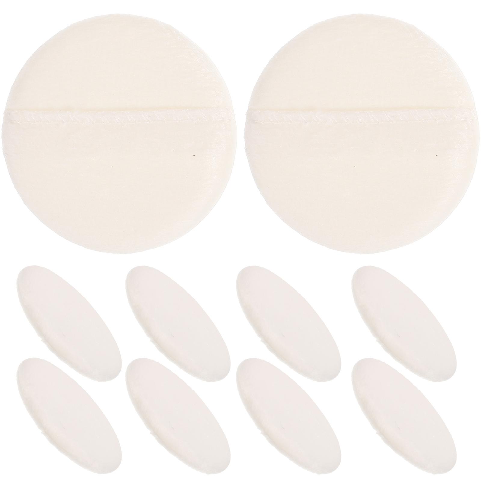 Makeup Puff White Velour 60Pcs for Applying Body