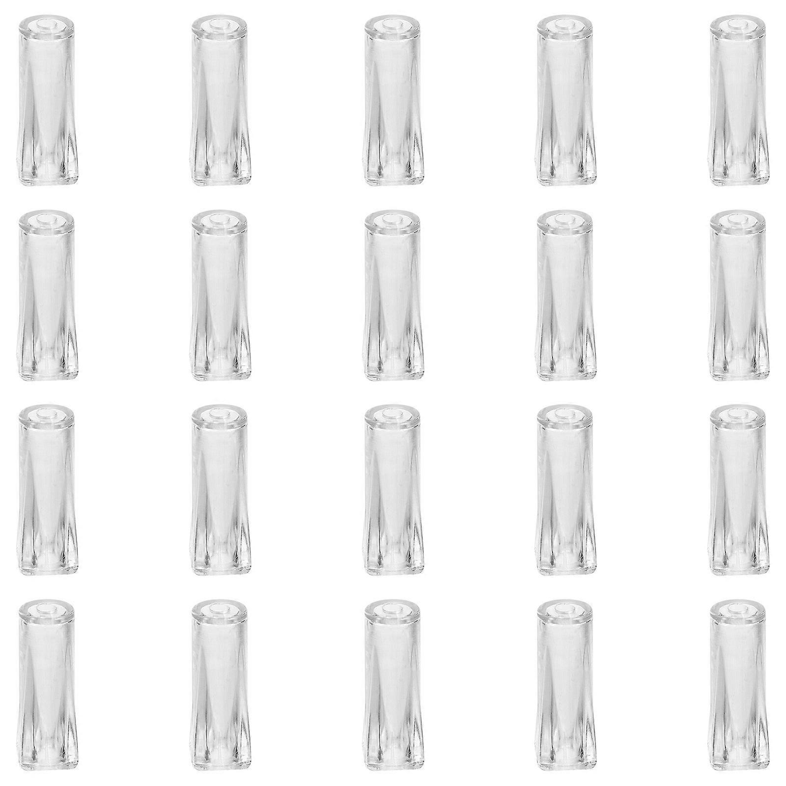 Blind Cord Knobs for Window Shades Clear Plastic Pulls 80Pcs