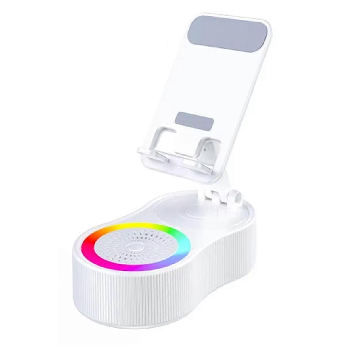 360 Degree Rotating Phone Holder with Lifting Function White