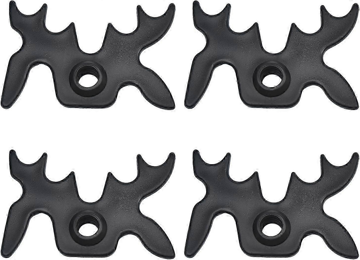 4 Pack Pool Cue Bridge Portable Moose Head Bridge Pool Cue Accessories for Pool Table