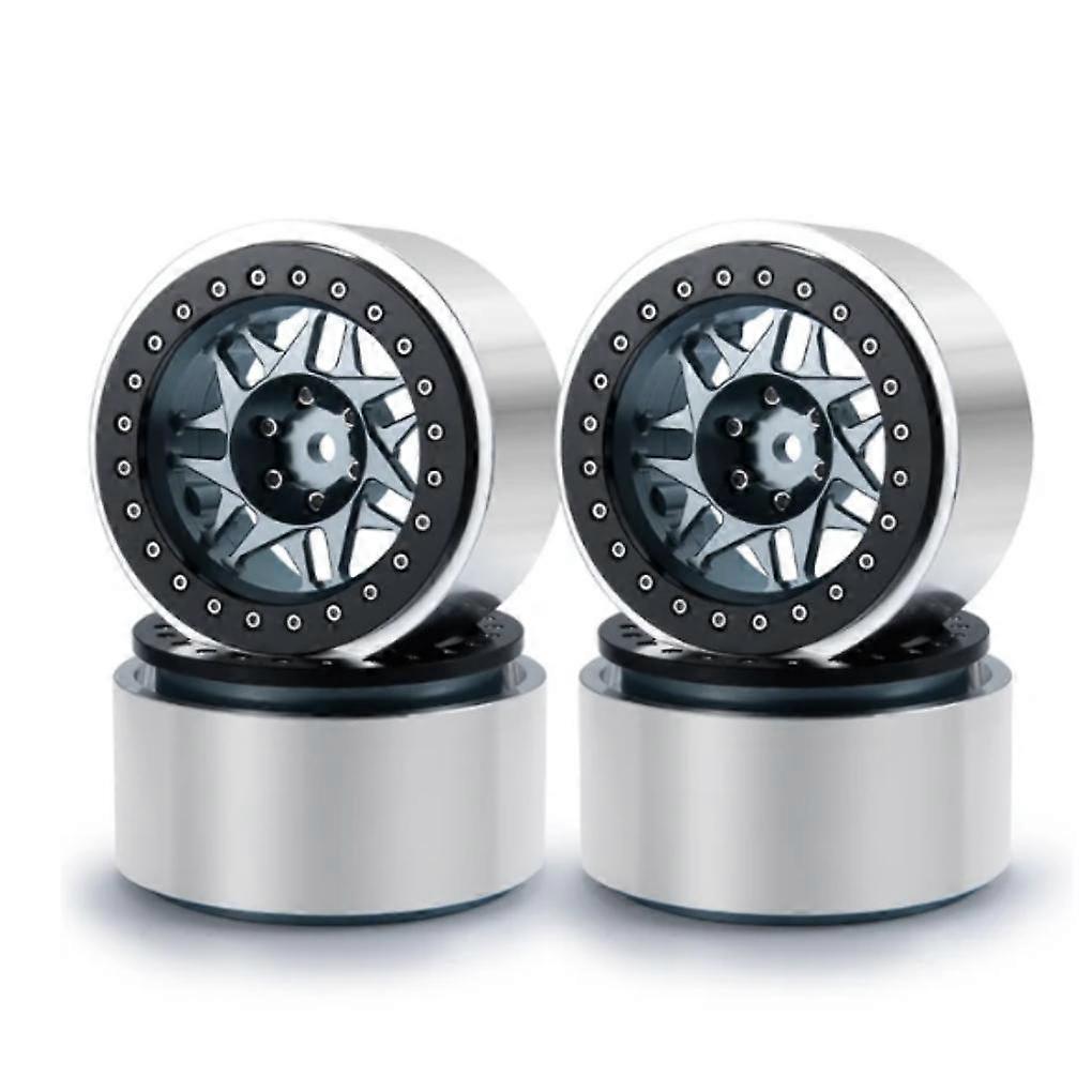 RCGOFOLLOW Crawler Wheel Rims With 1/6 SCX6 RC Car Part RC Car Accessories Replacement Parts RC Upgrade Part RC Hop-ups