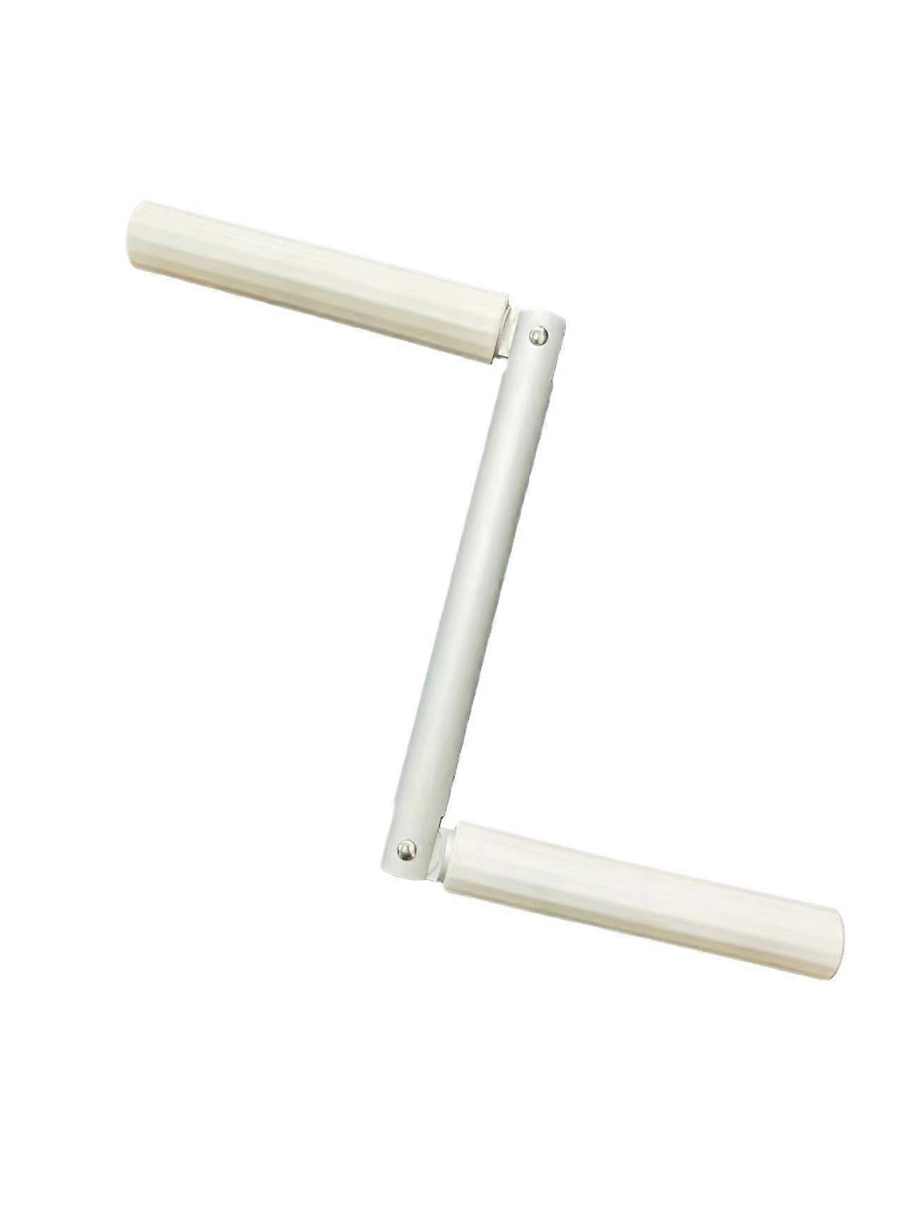 Griff für runde Kurbel 12 mm weiß lackierter Stahl Gesamtlänge 310mm