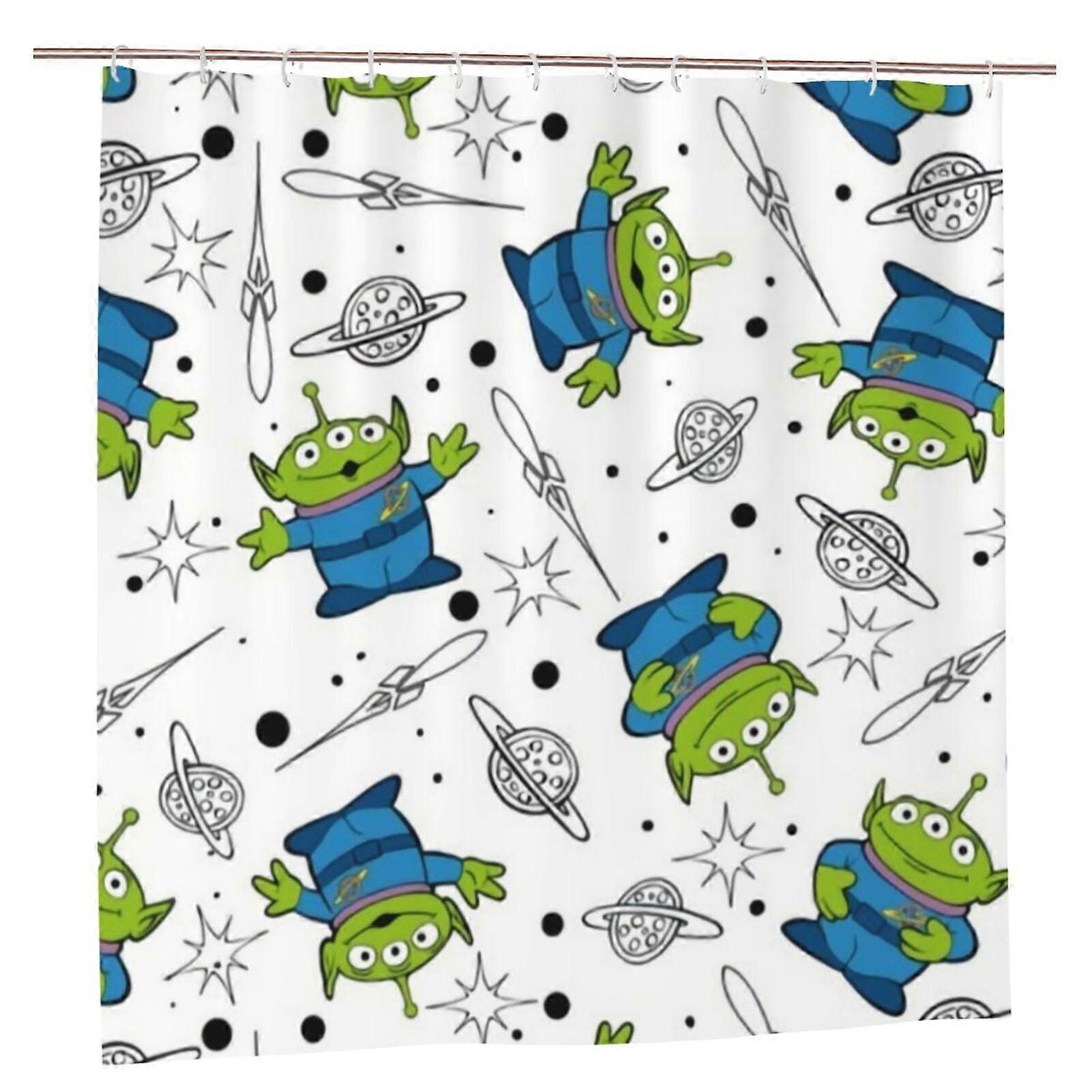 Toy Story Shower Curtain 72x72in Waterproof Mildew Resistant Blackout Privacy Patchwork Art Print One Size