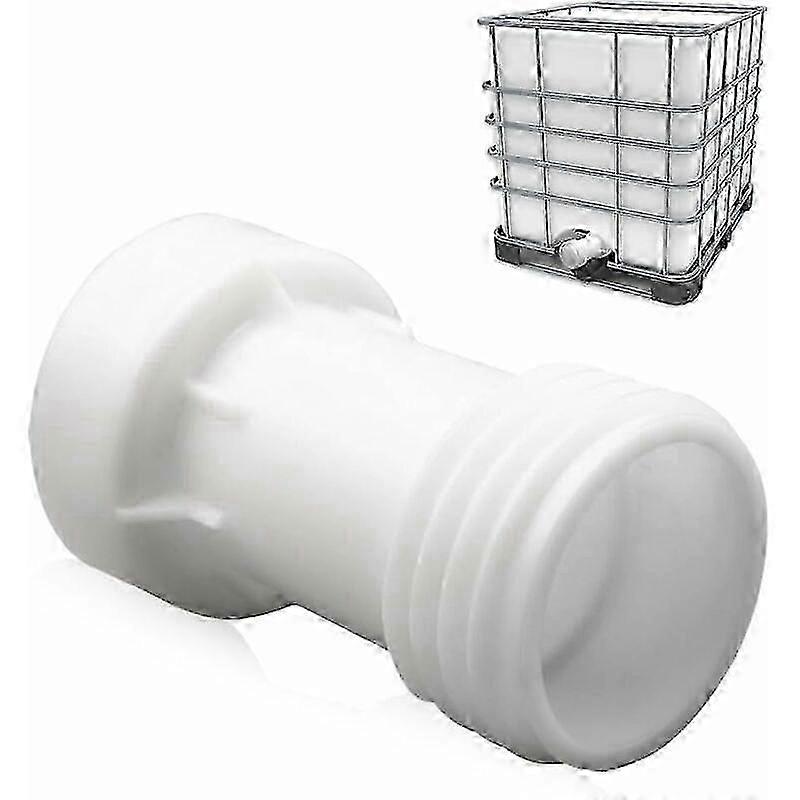 IBC Tank Accessory, IBC Adapter s60 x 6 Spacer Extension 60mm Tank Valve 1000l Plastic Coarse Straight Thread s60 x 6 IBC Container Accessory Tank Con