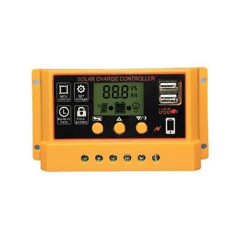 12V 24V Solar Controller PV Solar Charge Controller With LCD Display