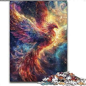 Quebra-cabeça para adultos e adolescentes Galaxy Phoenix, quebra-cabeças para adolescentes, jogos divertidos, decoração de parede, presentes exclusivos de aniversário e Natal - PT 4375