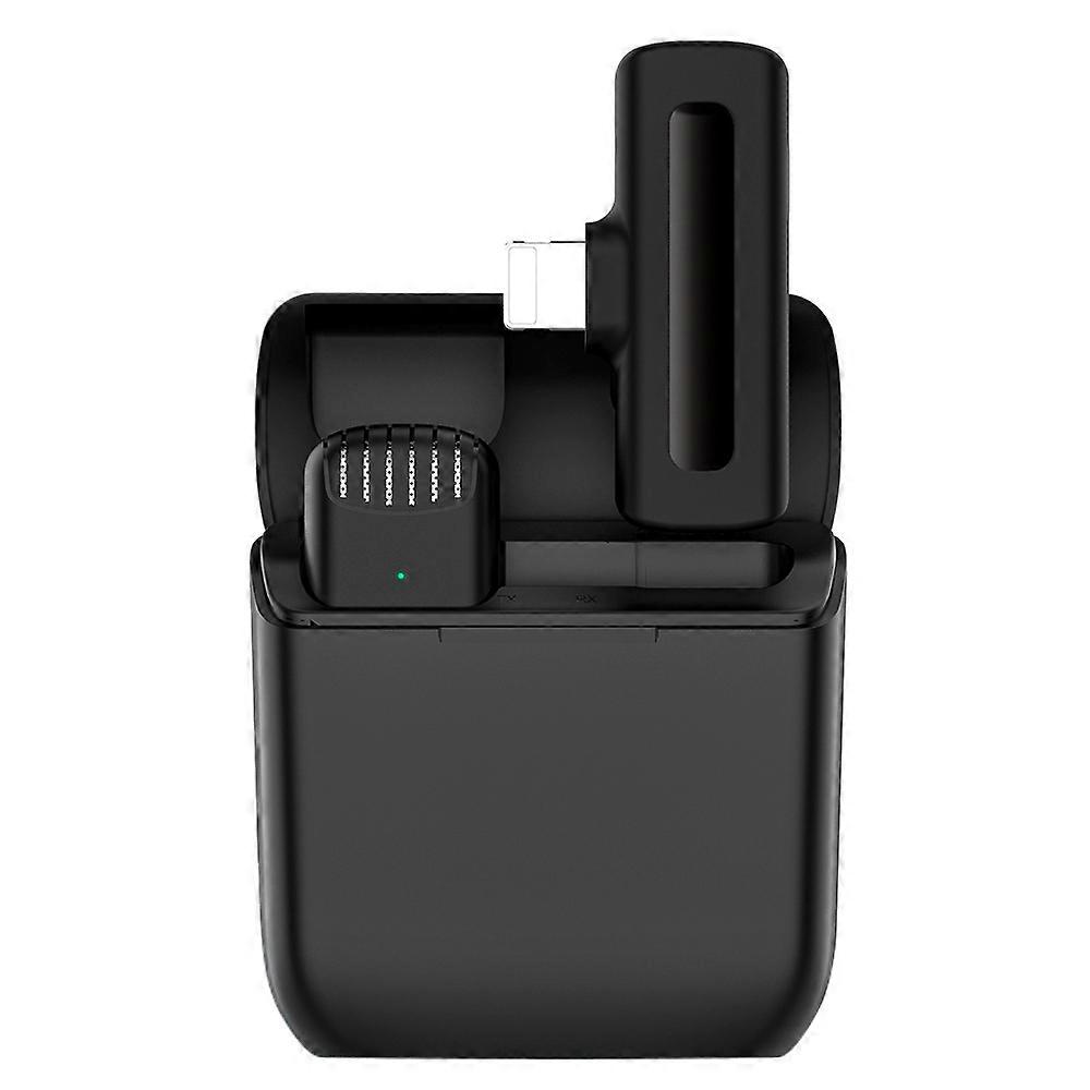 J11 Wireless Lavalier Microphone with Charging Case for iPhone Perfect for Recording YouTube, Facebo