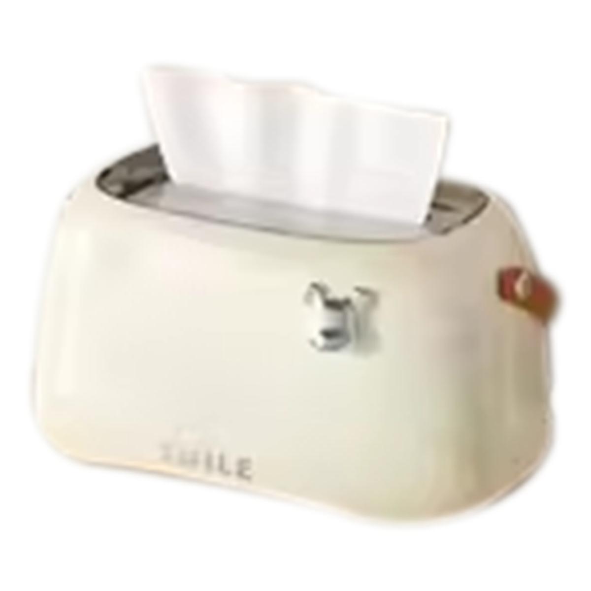 Stylish -Button Trash Can with Lid-Multifunctional Remote Control& Tissue Holder-Dust-Proof for Bed