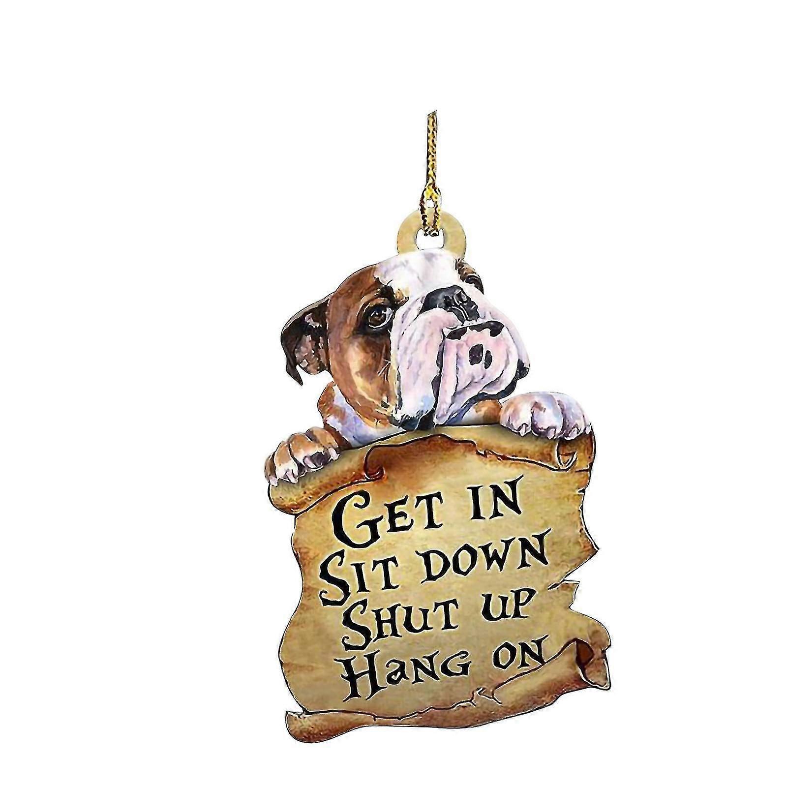 Διακοσμητικό κουτάβι διαφανές ακρυλικό αυτοκίνητο στολίδια δημιουργικό δώρο