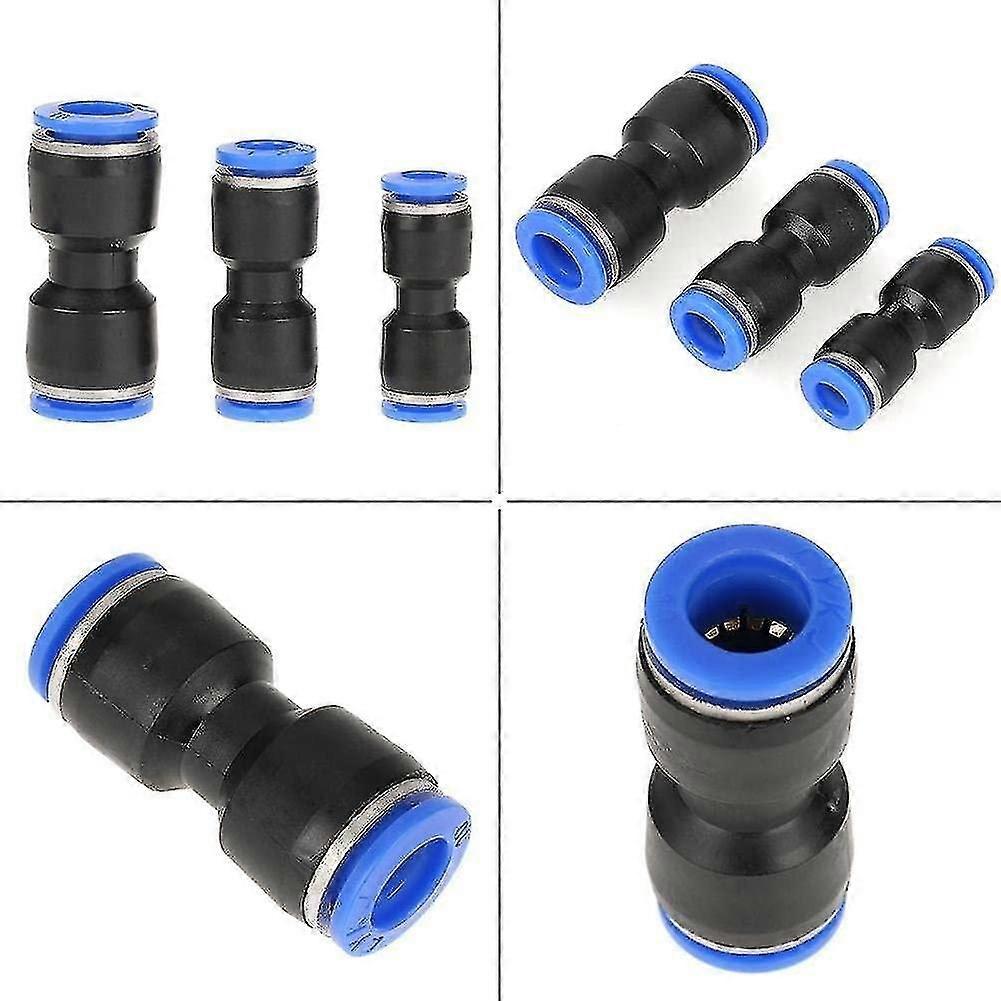 30 قطعة موصل مستقيم هوائي ، تركيبات مشبك بلاستيكية سريعة الإصدار لأنابيب 6 مم 8 مم 10 مم