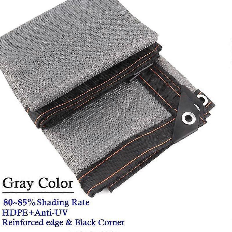 85% Shading Anti-UV HDPE Sunshade Net Balcony Safety Privacy Screen Garden Yard Fence Netting Sun Shade Nets Sails Grey
