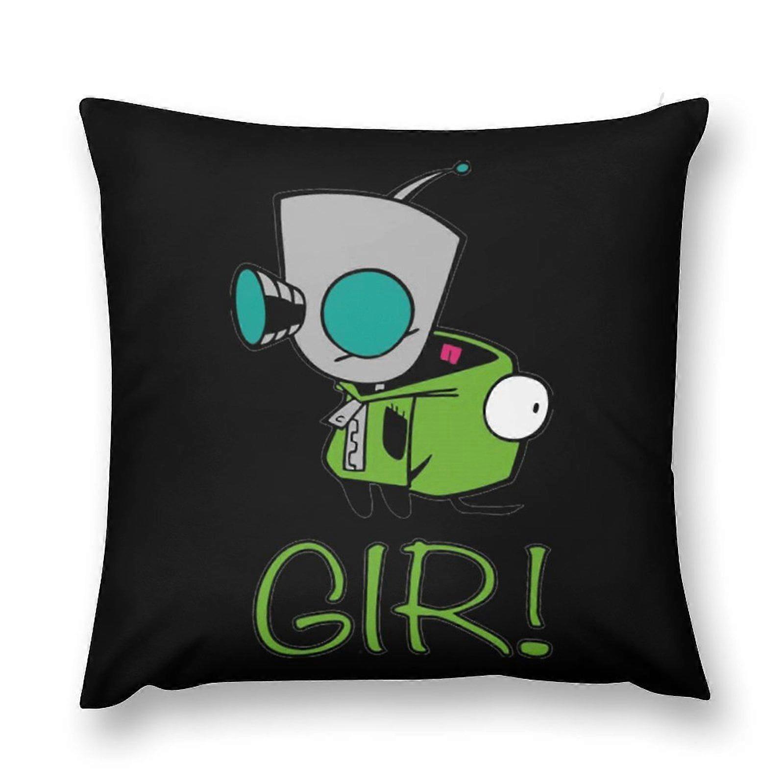 i346 Invader Zim Gir Fronha de pelúcia Lance Multisize Fronha de almofada ultra-confortável Almofada protetora anti-incrustante FFg346