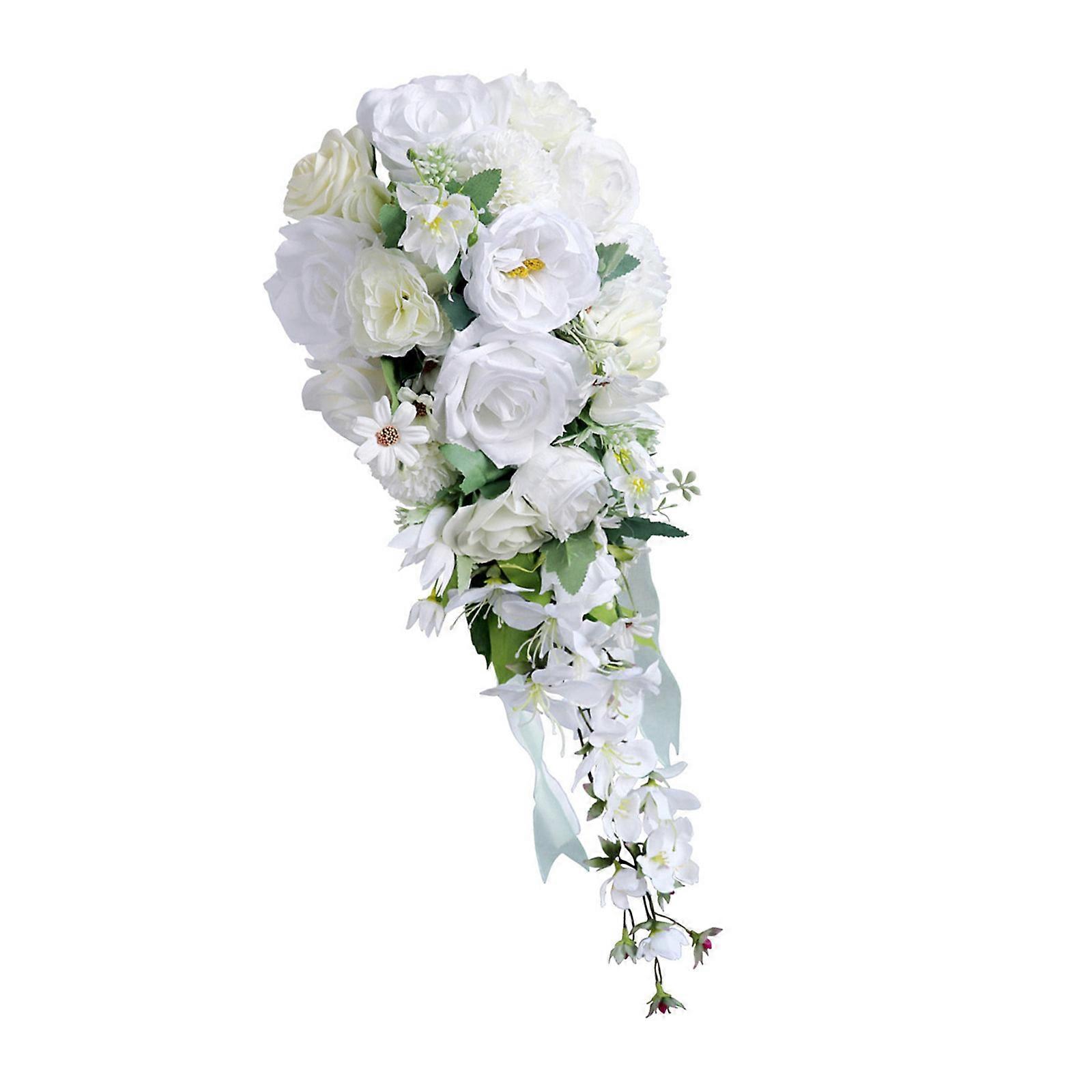 זרי פרחי משי מדורגים זרי כלה ידניים פרחי חתונה לחתונות אירוסין ואירועים צבעוניים