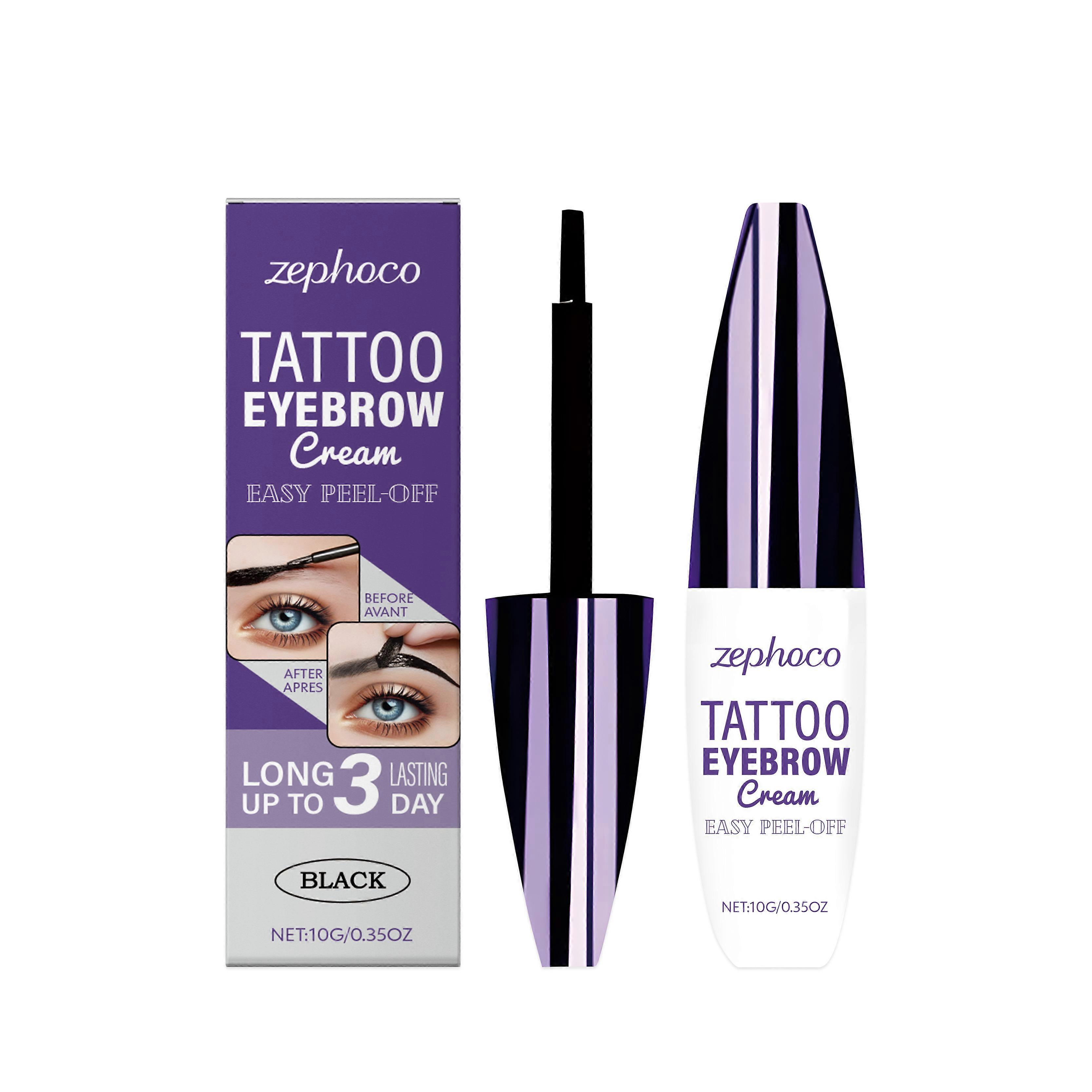 Black Tear And Pull Eyebrow Dye